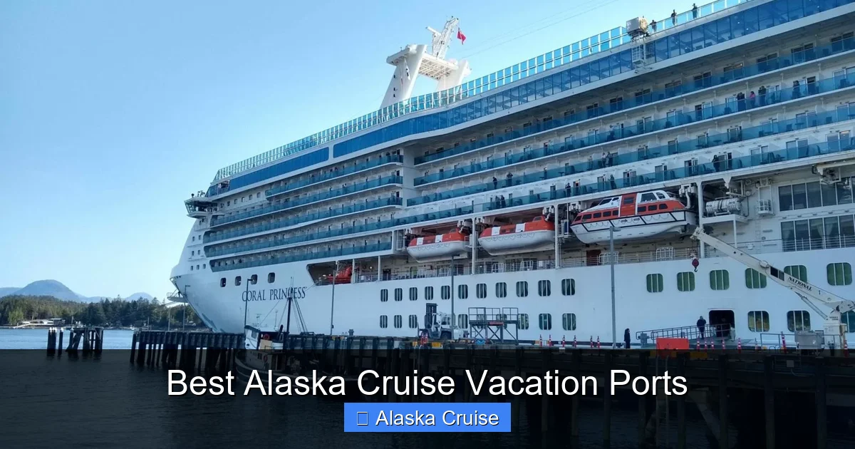 Best Alaska Cruise Vacation Ports