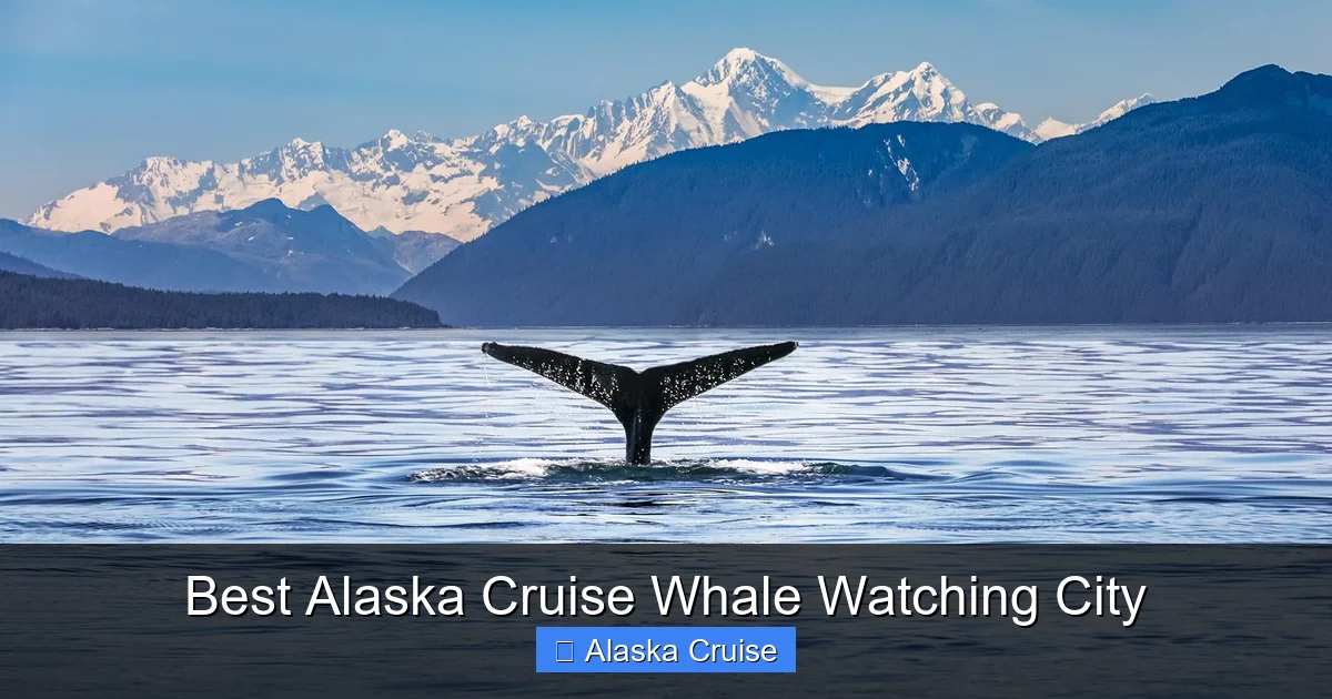 Best Alaska Cruise Whale Watching City