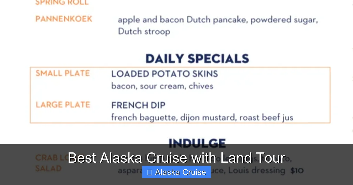 Best Alaska Cruise with Land Tour