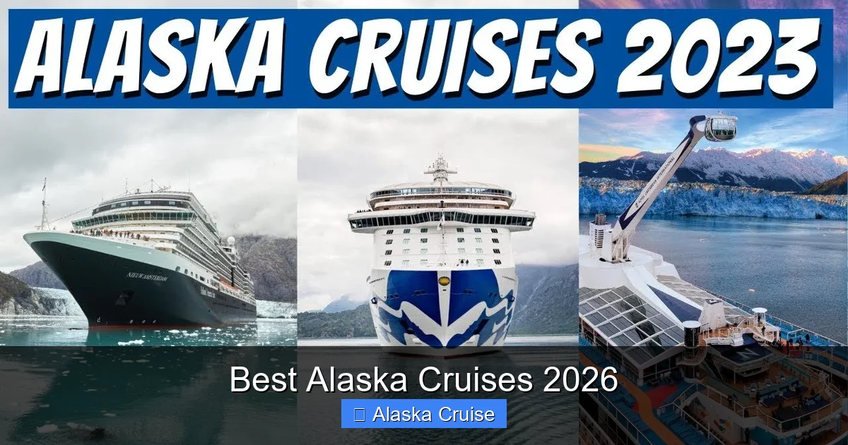 Best Alaska Cruises 2026