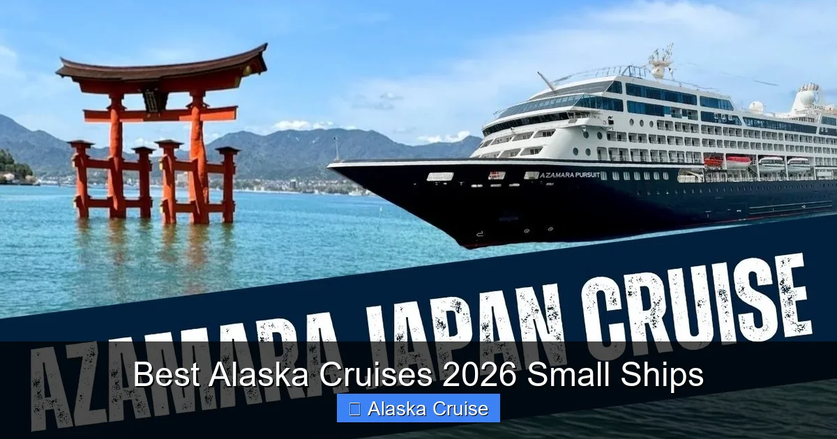 Best Alaska Cruises 2026 Small Ships