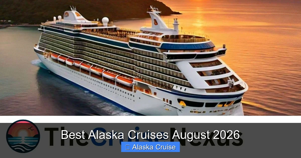 Best Alaska Cruises August 2026