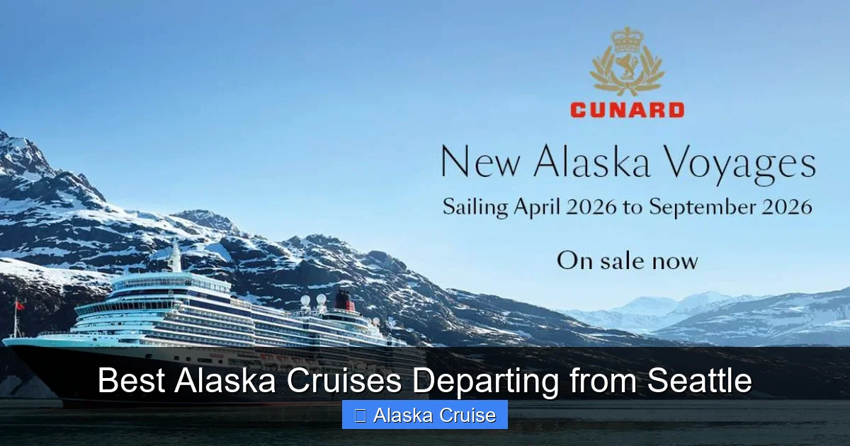 Best Alaska Cruises Departing from Seattle