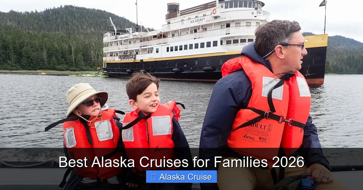 Best Alaska Cruises for Families 2026