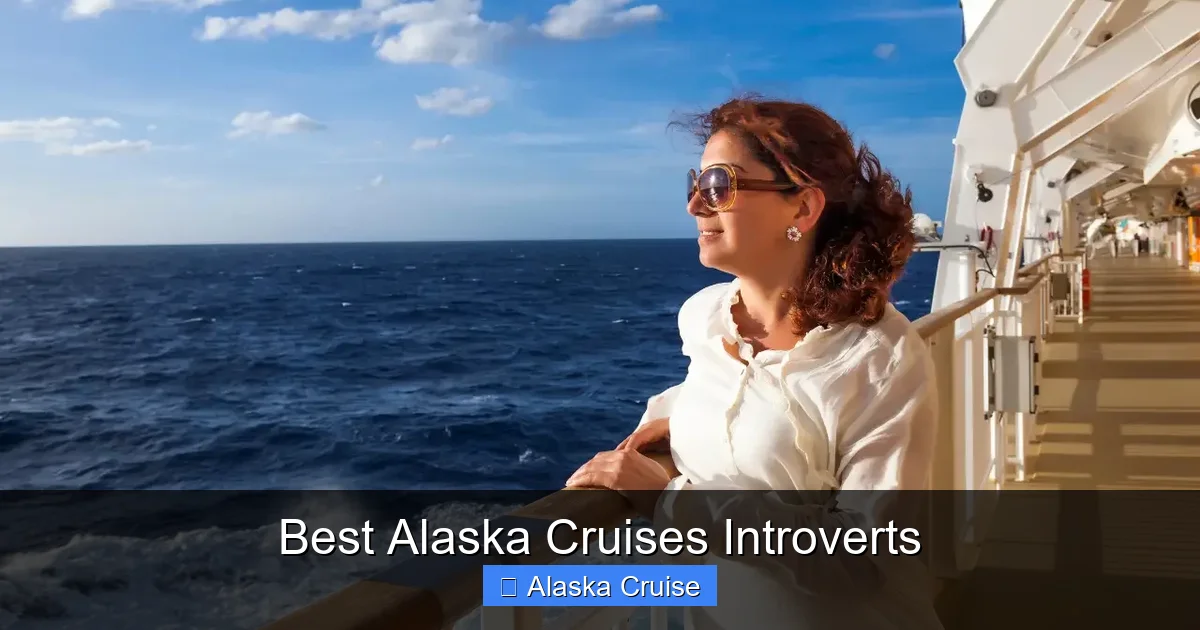 Best Alaska Cruises Introverts