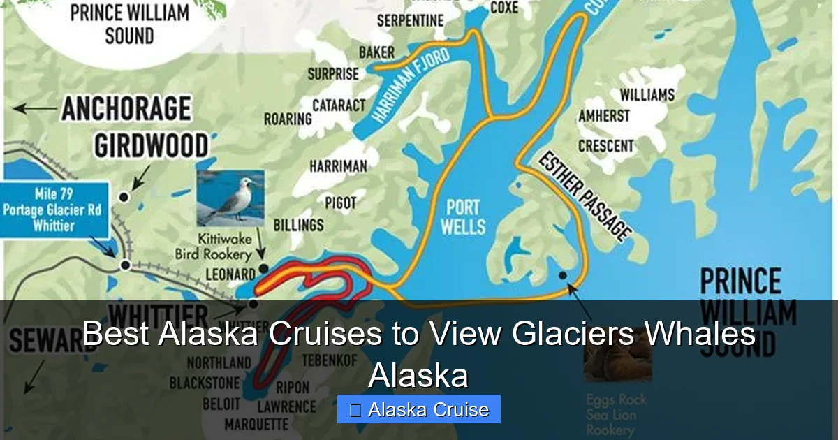 Best Alaska Cruises to View Glaciers Whales Alaska