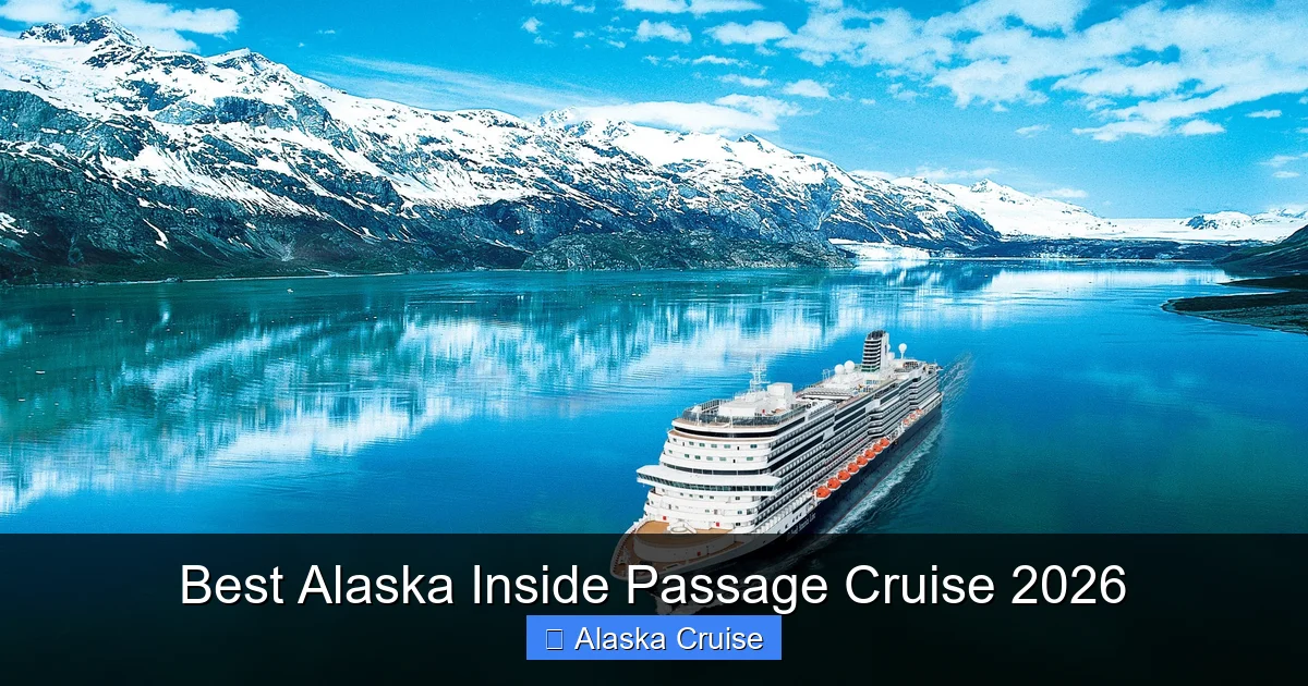 Best Alaska Inside Passage Cruise 2026