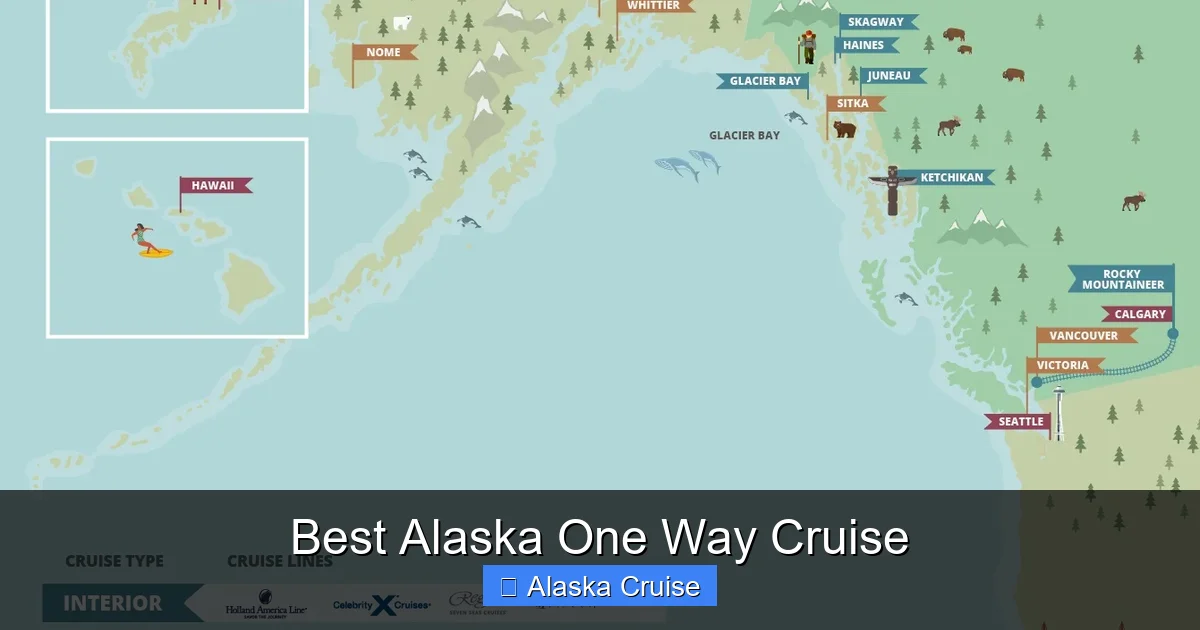 Best Alaska One Way Cruise