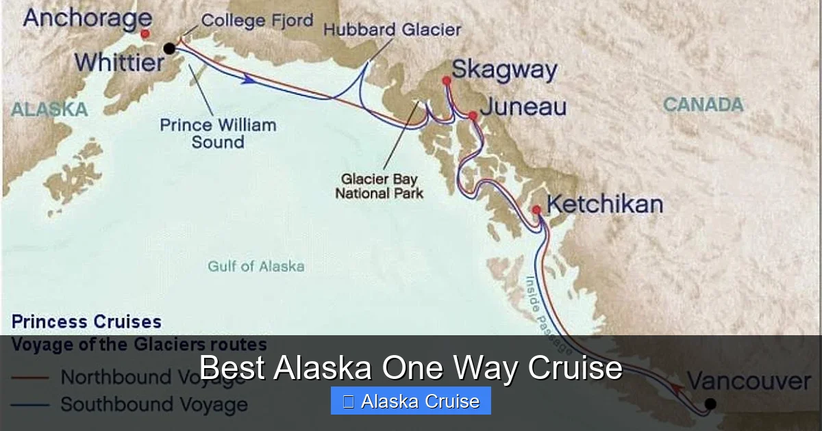 Best Alaska One Way Cruise
