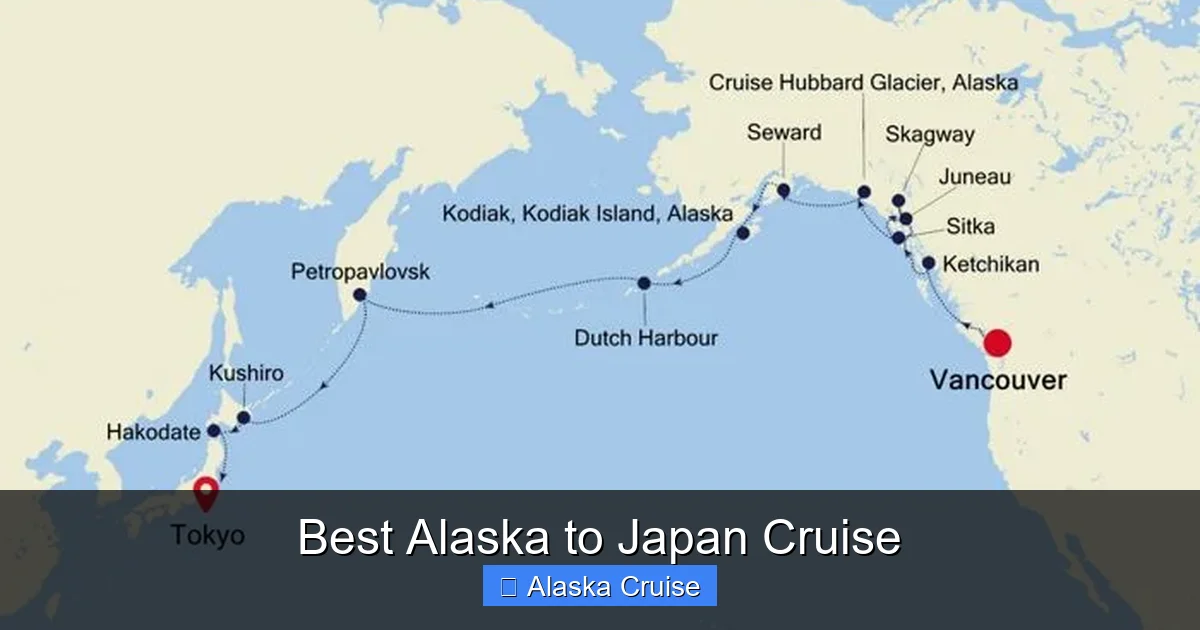 Best Alaska to Japan Cruise