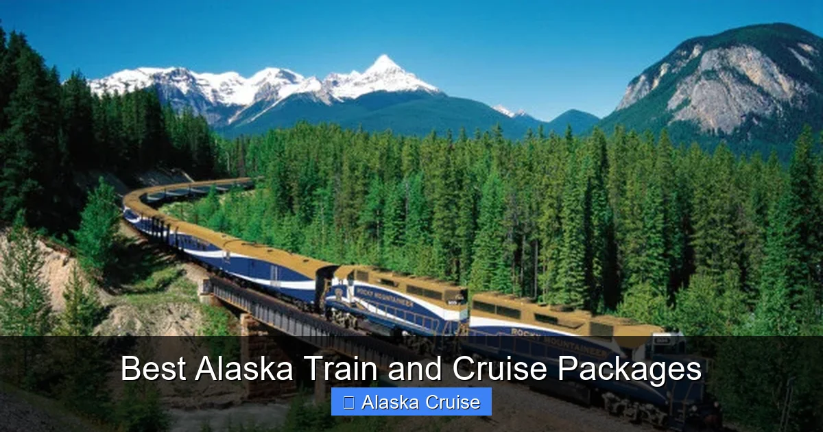 Best Alaska Train and Cruise Packages