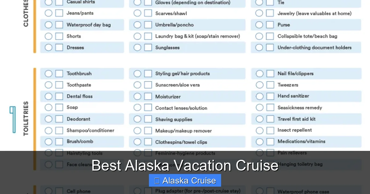Best Alaska Vacation Cruise