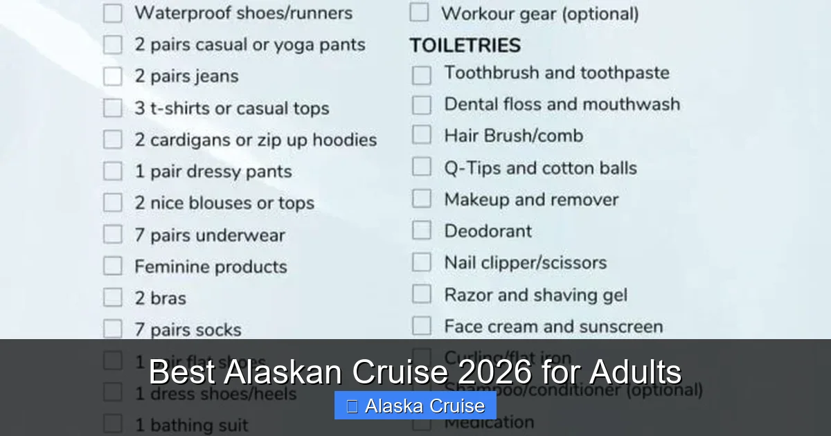 Best Alaskan Cruise 2026 for Adults