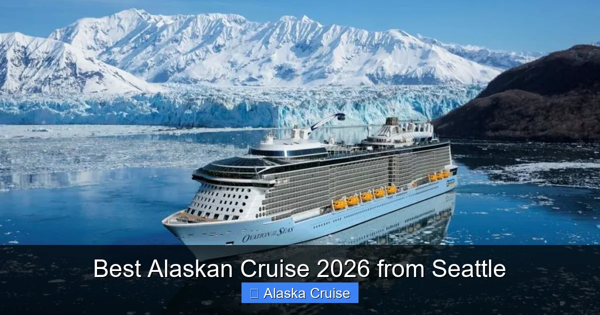 Best Alaskan Cruise 2026 from Seattle
