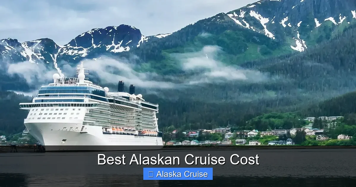 Best Alaskan Cruise Cost