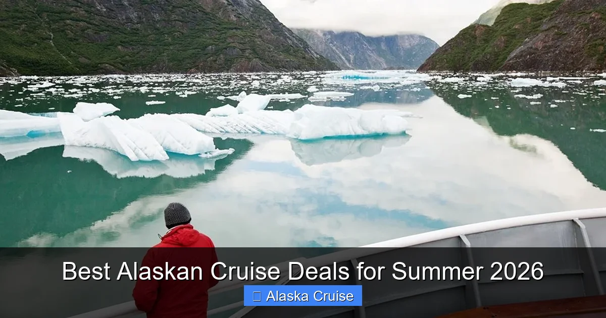Best Alaskan Cruise Deals for Summer 2026