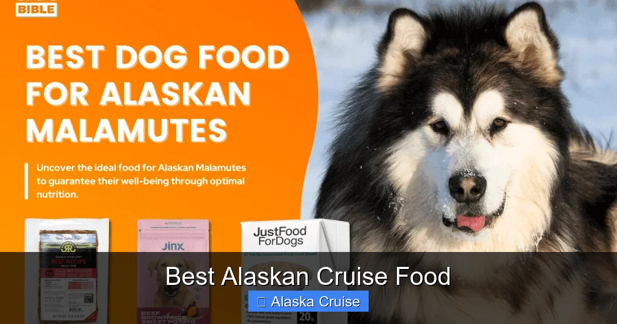 Best Alaskan Cruise Food