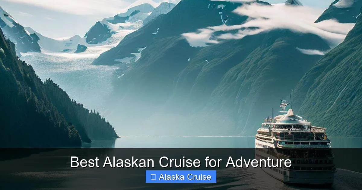 Best Alaskan Cruise for Adventure