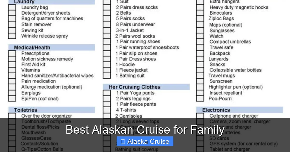 Best Alaskan Cruise for Family