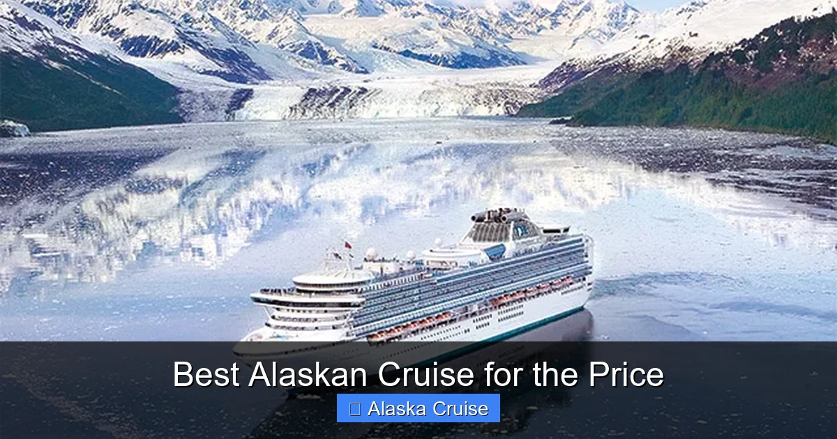 Best Alaskan Cruise for the Price