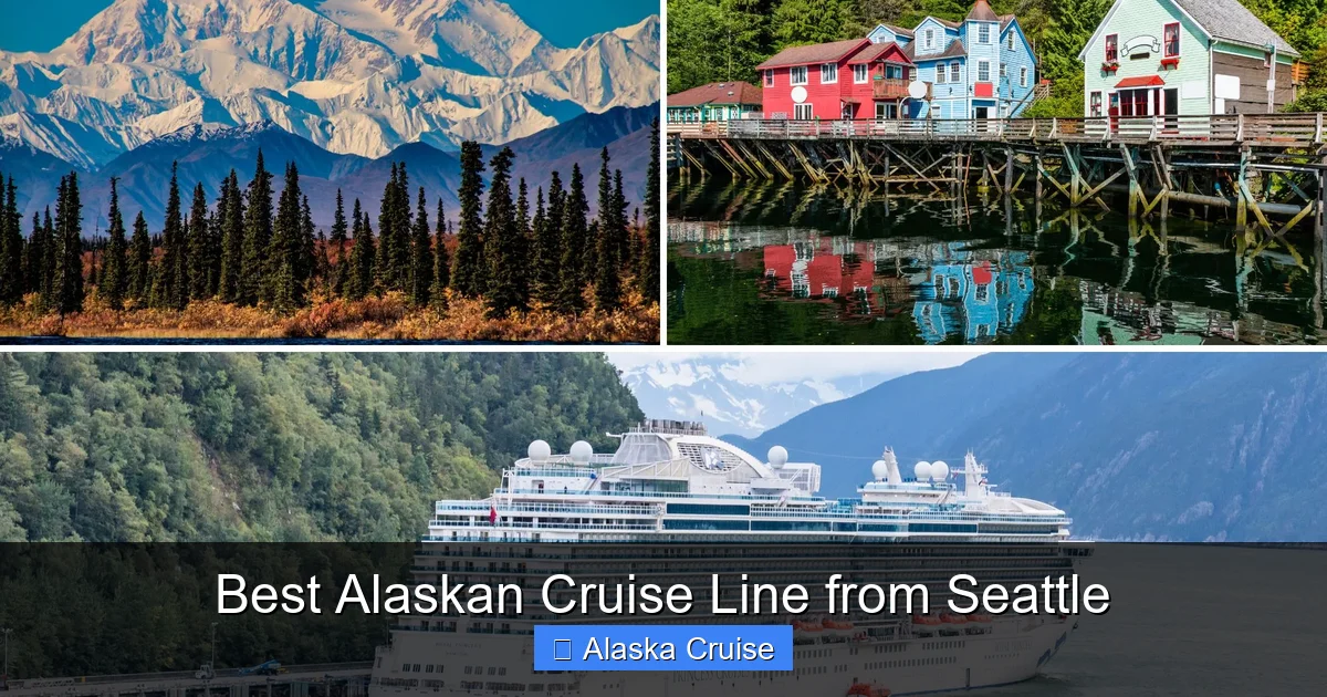 Best Alaskan Cruise Line from Seattle
