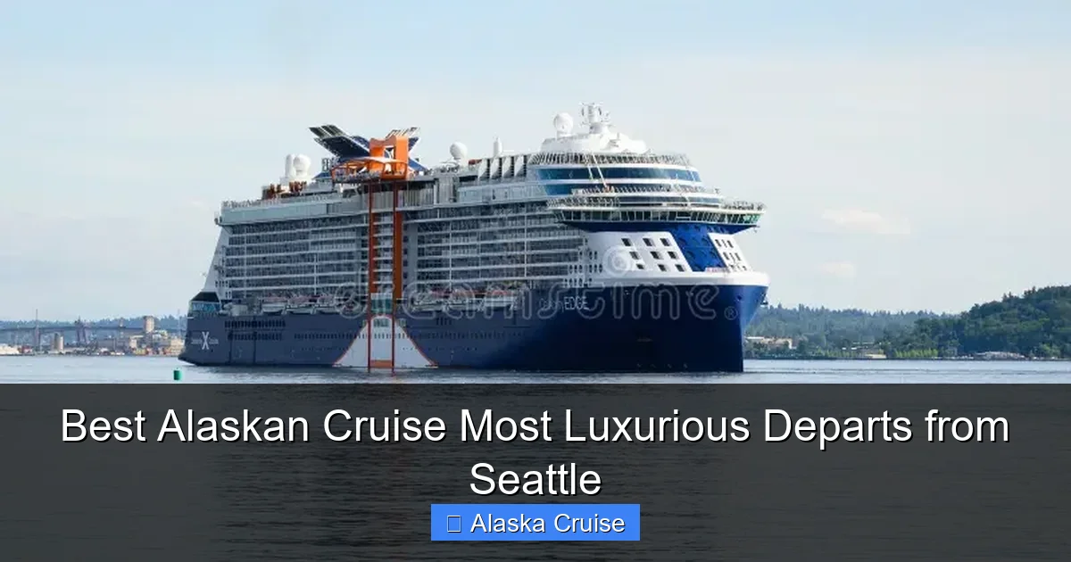 Best Alaskan Cruise Most Luxurious Departs from Seattle