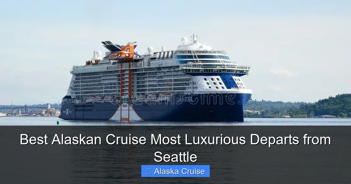 Best Alaskan Cruise Most Luxurious Departs from Seattle