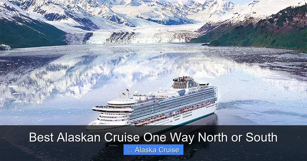 Best Alaskan Cruise One Way North or South