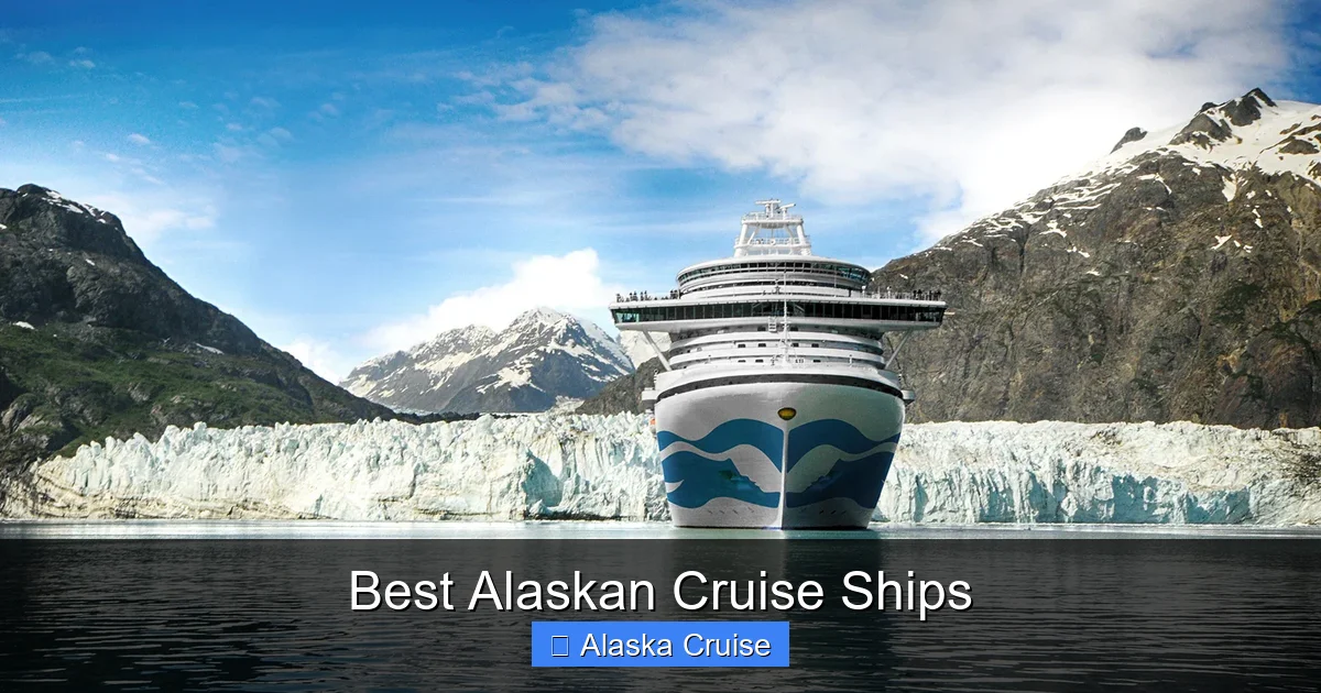 Best Alaskan Cruise Ships