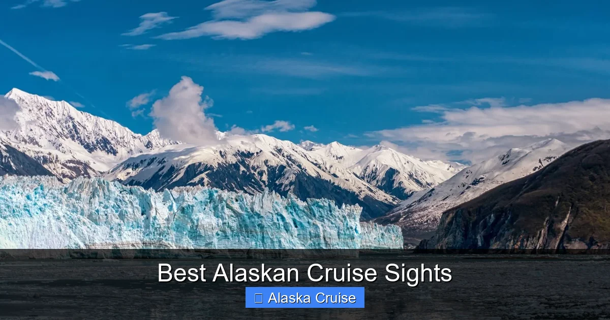 Best Alaskan Cruise Sights