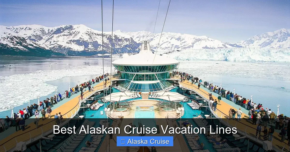 Best Alaskan Cruise Vacation Lines