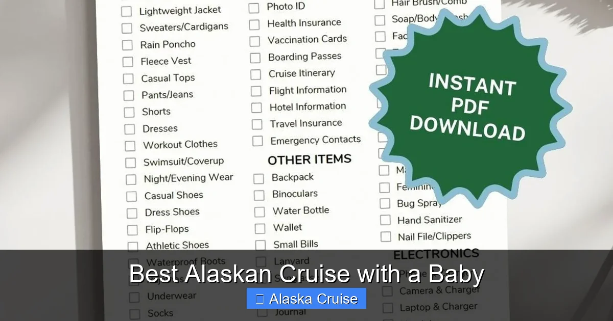 Best Alaskan Cruise with a Baby