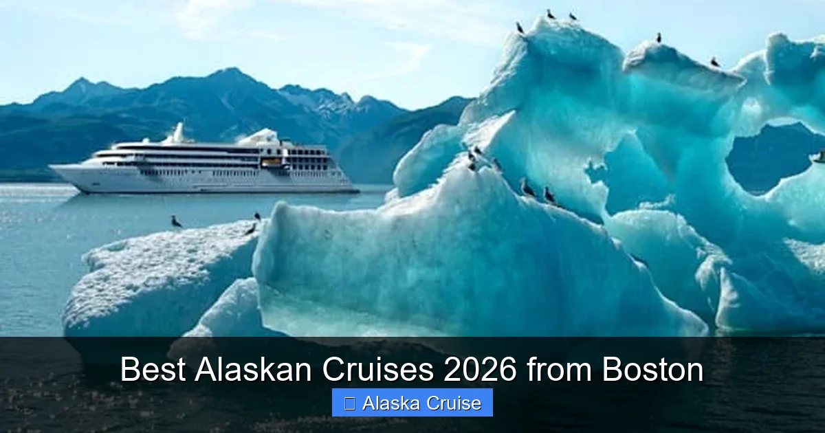 Best Alaskan Cruises 2026 from Boston