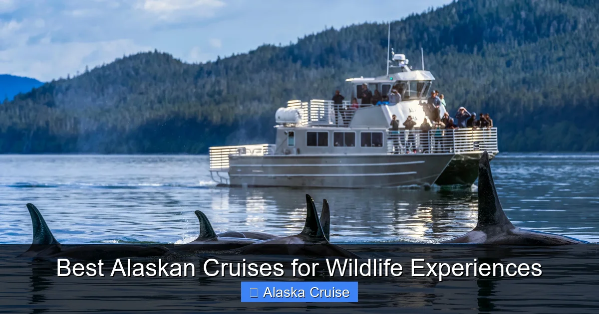 Best Alaskan Cruises for Wildlife Experiences