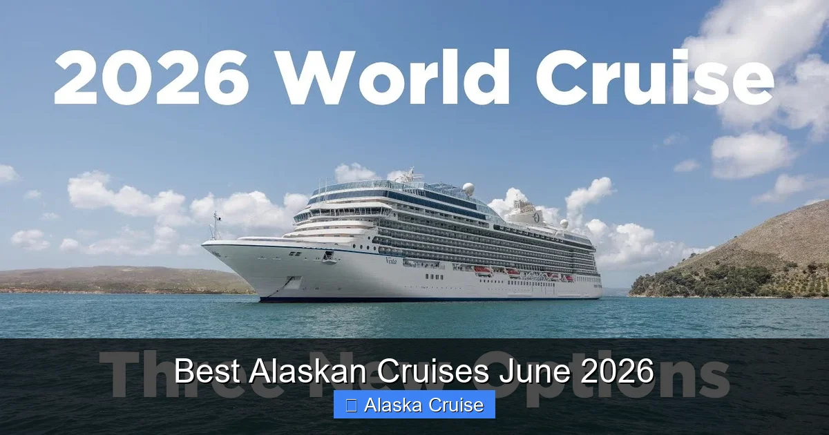 Best Alaskan Cruises June 2026