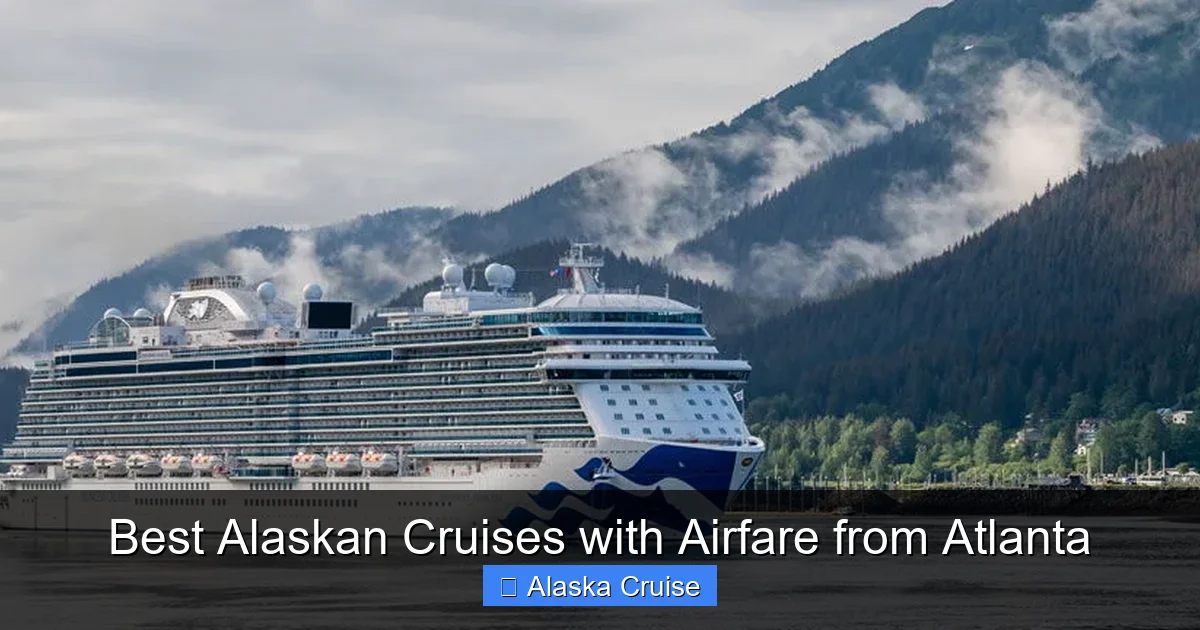 Best Alaskan Cruises with Airfare from Atlanta
