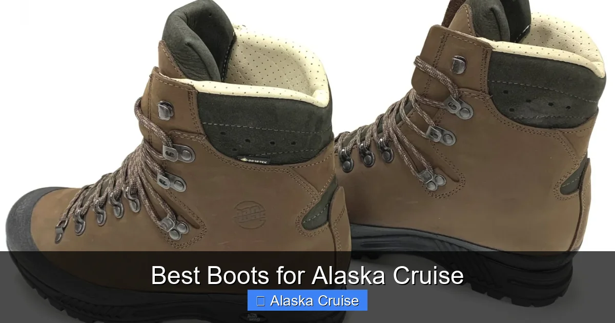 Best Boots for Alaska Cruise