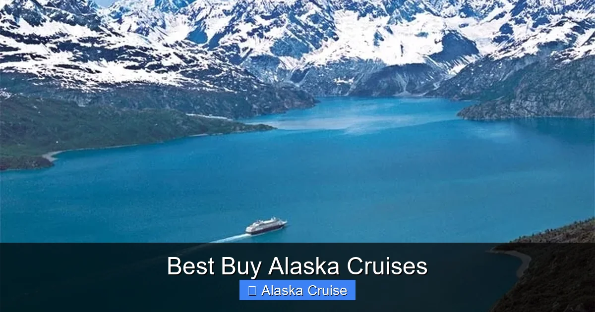 Best Buy Alaska Cruises