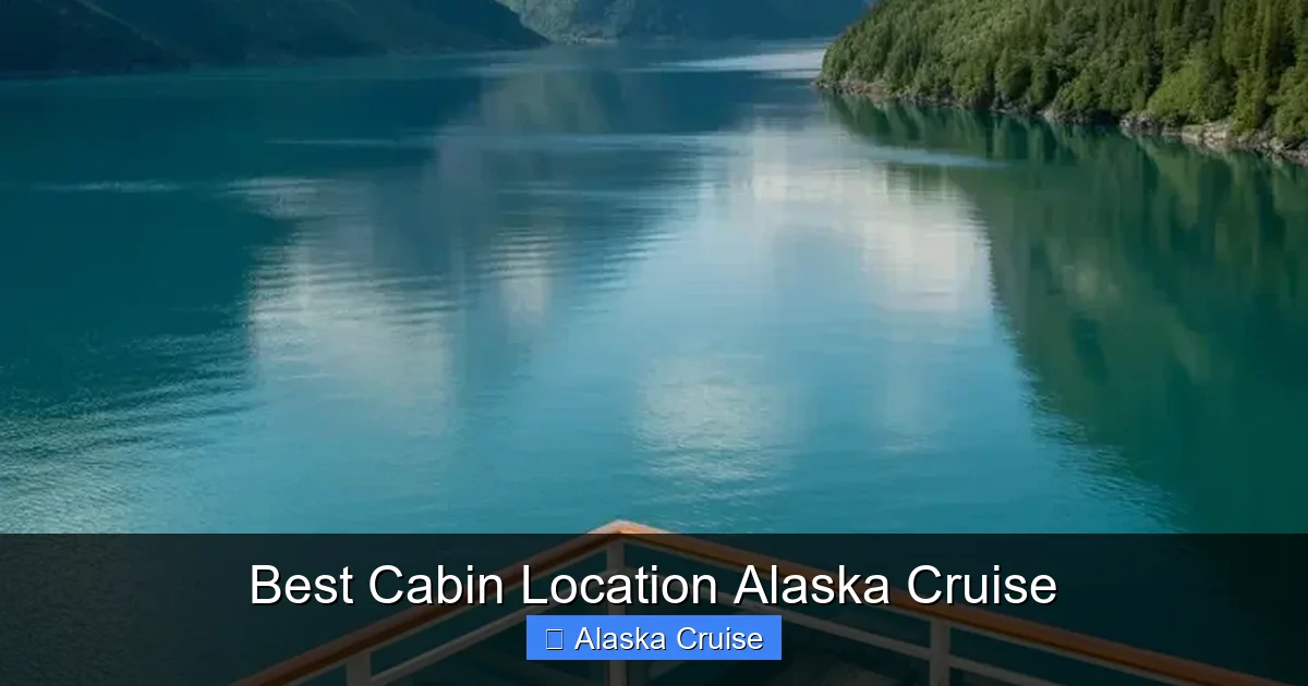 Best Cabin Location Alaska Cruise