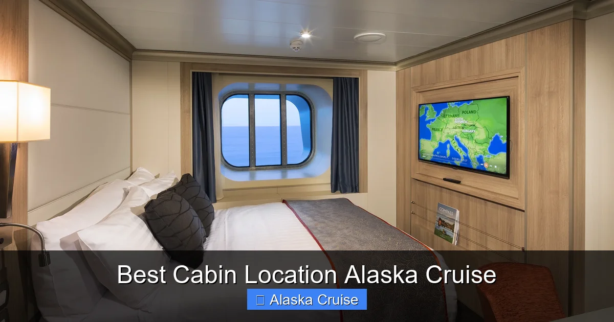 Best Cabin Location Alaska Cruise