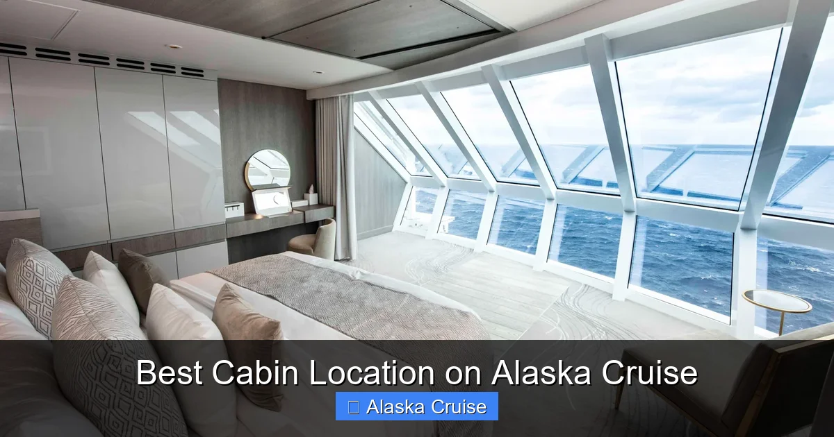 Best Cabin Location on Alaska Cruise