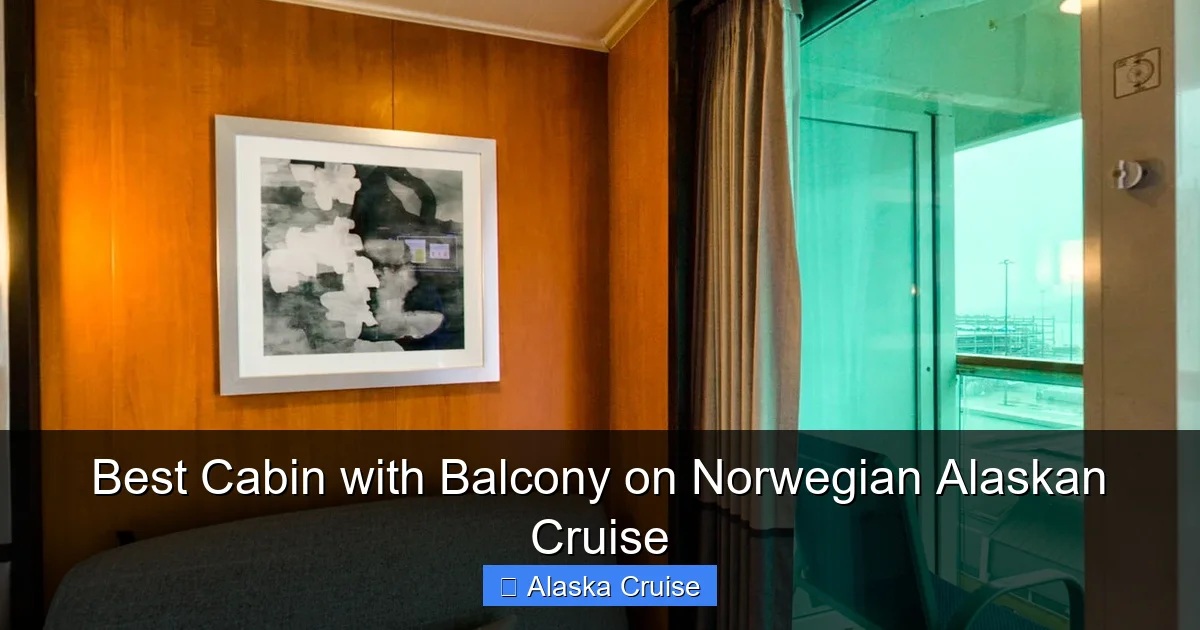 Best Cabin with Balcony on Norwegian Alaskan Cruise