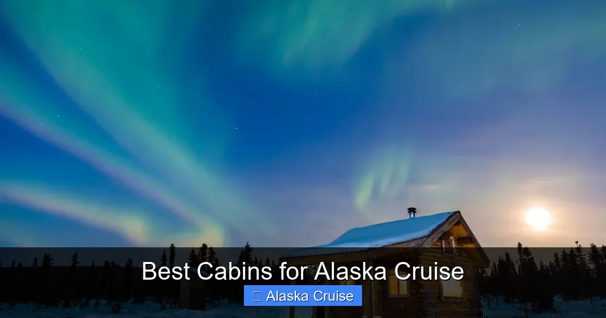 Best Cabins for Alaska Cruise