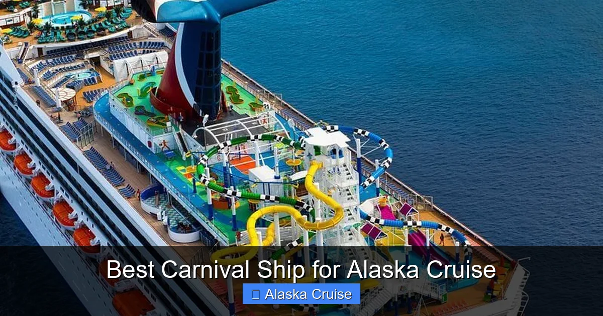 Best Carnival Ship for Alaska Cruise