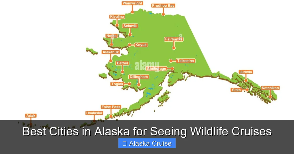 Best Cities in Alaska for Seeing Wildlife Cruises