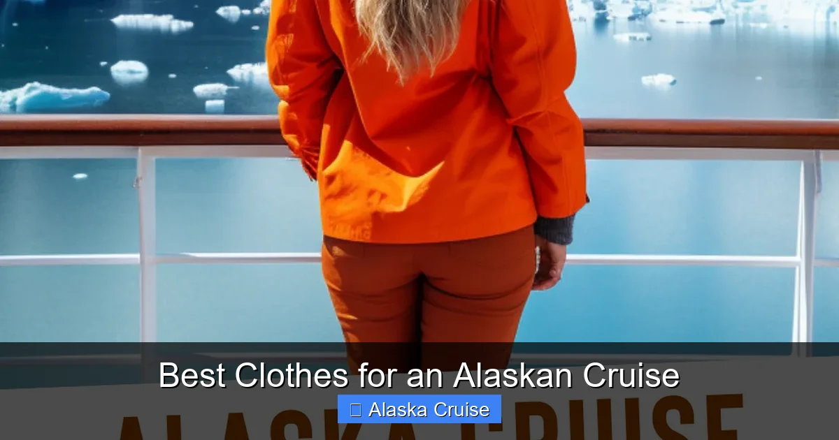 Best Clothes for an Alaskan Cruise