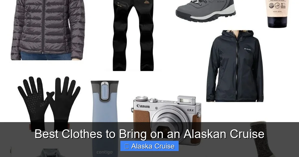 Best Clothes to Bring on an Alaskan Cruise