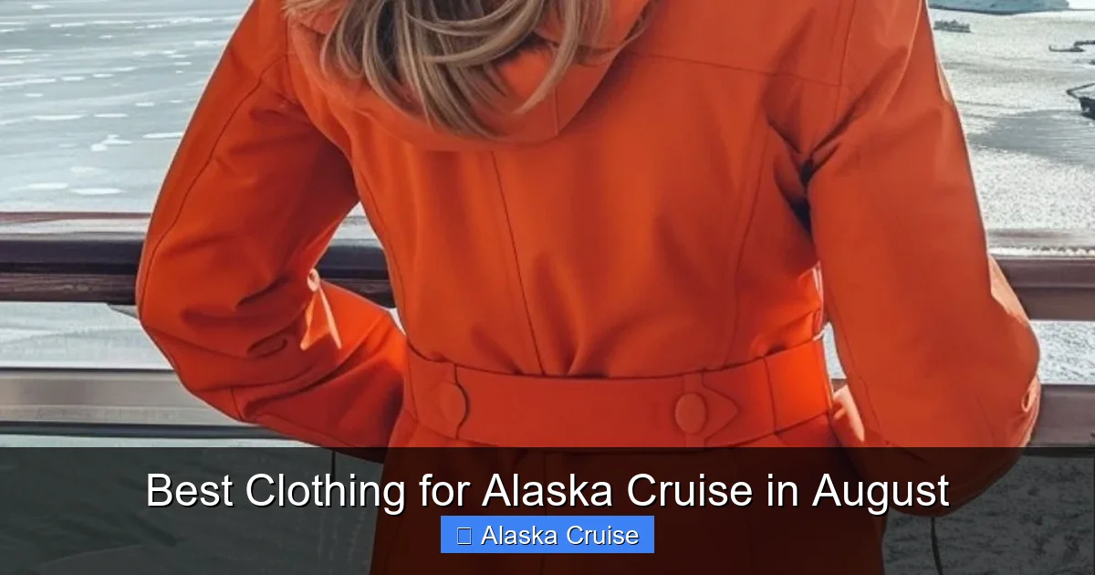 Best Clothing for Alaska Cruise in August