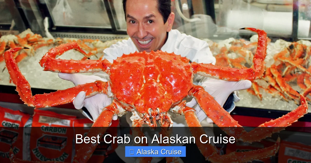 Best Crab on Alaskan Cruise