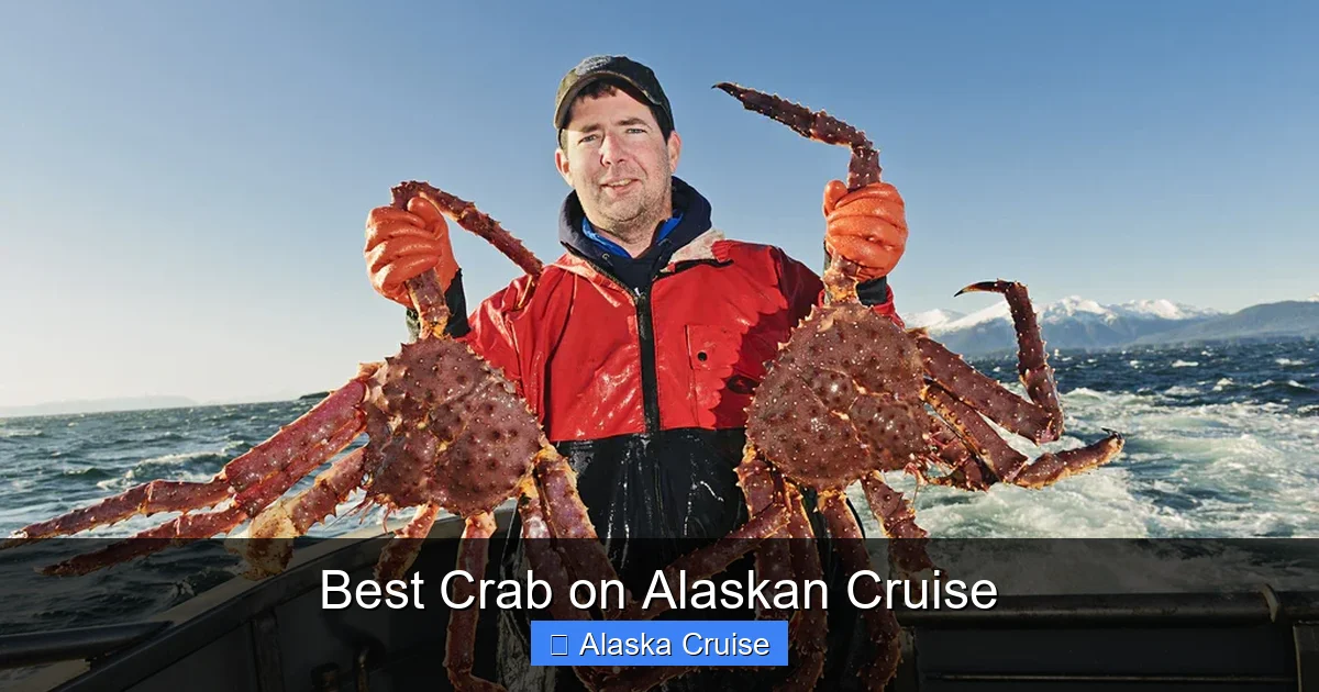 Best Crab on Alaskan Cruise
